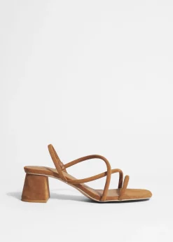 & Other Stories Riemchensandalen mit Blockabsatz