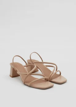 & Other Stories Riemchensandalen mit Blockabsatz