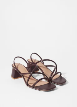 & Other Stories Riemchensandalen mit Blockabsatz