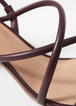 & Other Stories Riemchensandalen mit Blockabsatz