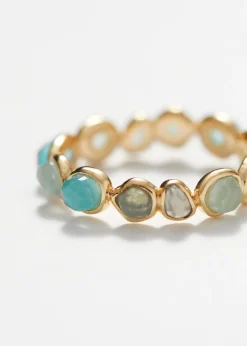 & Other Stories Ring mit organischen Glassteinen