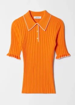 & Other Stories Rippstrick-Poloshirt