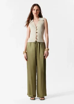 & Other Stories Rippstrick-Tanktop mit Kragen