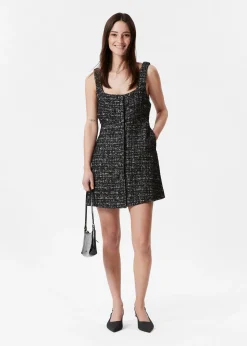 & Other Stories Ärmelloses Minikleid aus Tweed
