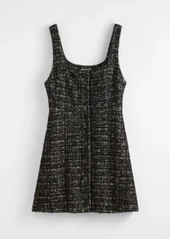 & Other Stories Ärmelloses Minikleid aus Tweed