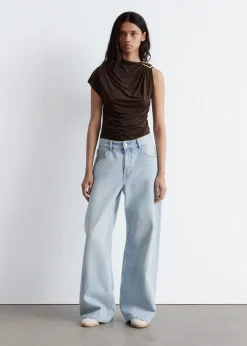 & Other Stories Ruche GoldBuckle Top