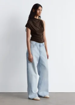 & Other Stories Ruche GoldBuckle Top