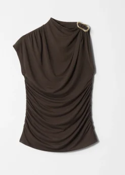 & Other Stories Ruche GoldBuckle Top