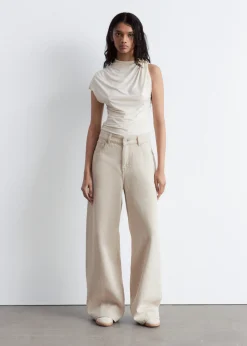 & Other Stories Ruche GoldBuckle Top