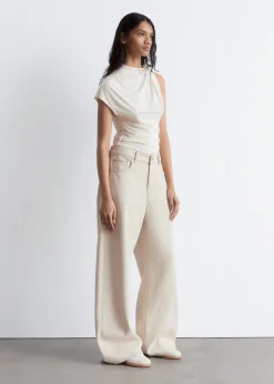 & Other Stories Ruche GoldBuckle Top