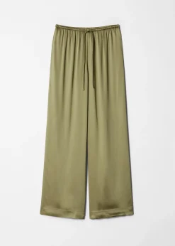 & Other Stories Satinhose mit Kordelzugbund