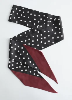 & Other Stories Schmales Tuch mit Polka-Dots
