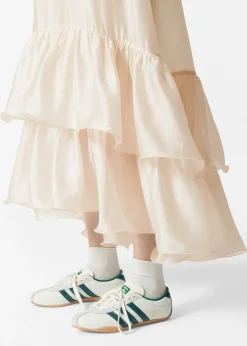 & Other Stories Schulterfreies Maxikleid mit Rüschen