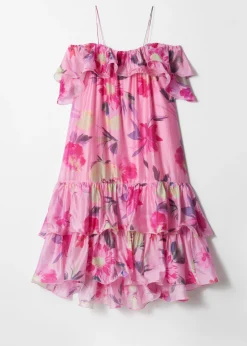 & Other Stories Schulterfreies Maxikleid mit Rüschen