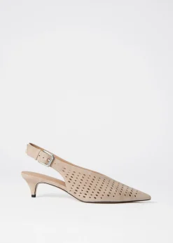 & Other Stories Slingback-Pumps aus Leder