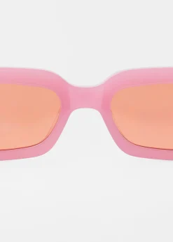 & Other Stories Sonnenbrille mit schmalem Rahmen aus Acetat