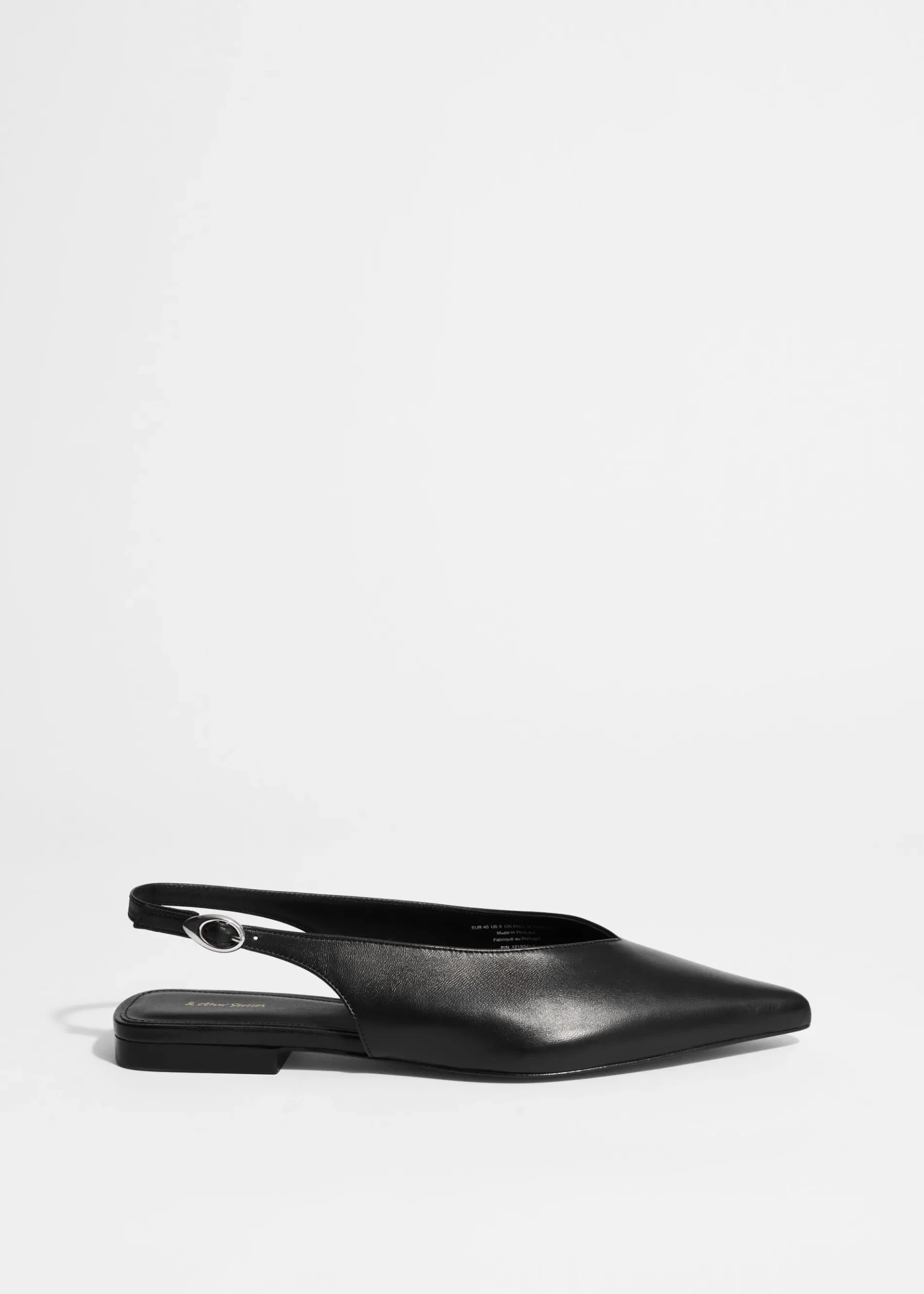 & Other Stories Spitz zulaufende Pumps mit Fersenriemen