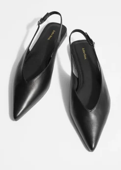 & Other Stories Spitz zulaufende Pumps mit Fersenriemen