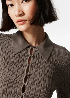 & Other Stories Strickjacke mit Kragen