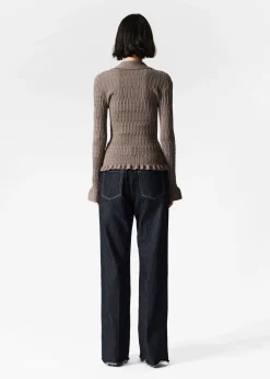 & Other Stories Strickjacke mit Kragen