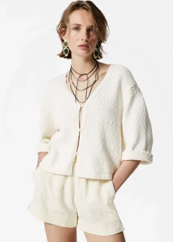 & Other Stories Strickjacke mit kurzen Ärmeln