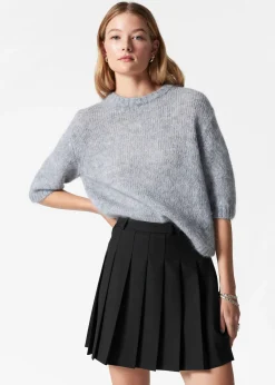 & Other Stories Strick-T-Shirt aus Mohair-Mix
