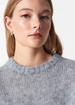& Other Stories Strick-T-Shirt aus Mohair-Mix