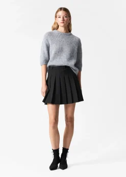 & Other Stories Strick-T-Shirt aus Mohair-Mix