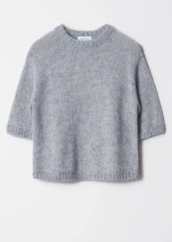 & Other Stories Strick-T-Shirt aus Mohair-Mix