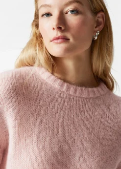 & Other Stories Strick-T-Shirt aus Mohair-Mix