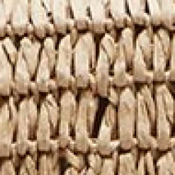 & Other Stories Strohtasche mit Lederdetail
