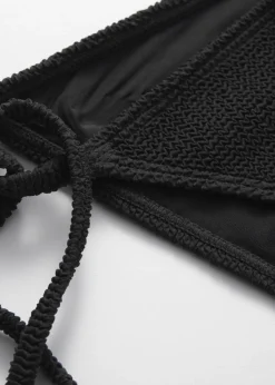 & Other Stories Strukturierte Bikinihose mit Bindedetail