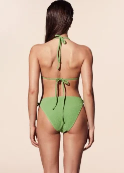 & Other Stories Strukturierte Bikinihose mit Bindedetail