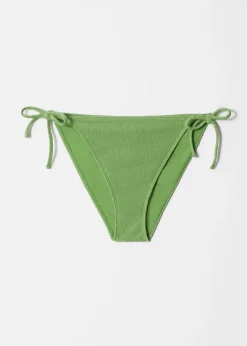 & Other Stories Strukturierte Bikinihose mit Bindedetail