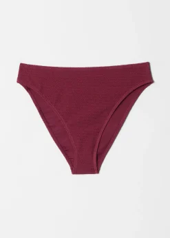 & Other Stories Strukturierte, hoch sitzende Bikinihose