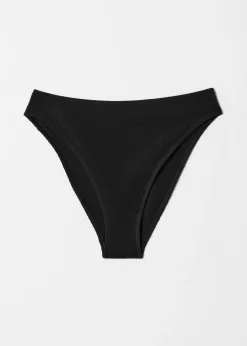 & Other Stories Strukturierte, hoch sitzende Bikinihose