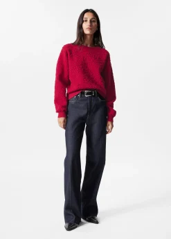& Other Stories Strukturierter Jacquard-Strickpullover