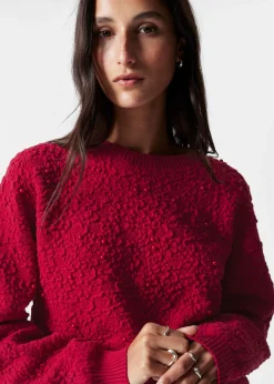 & Other Stories Strukturierter Jacquard-Strickpullover