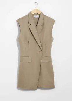 & Other Stories Strukturiertes Blazer-Minikleid