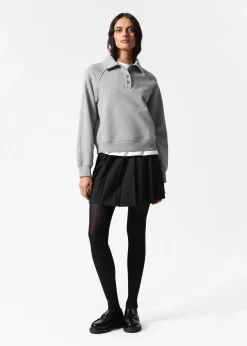 & Other Stories Sweatshirt mit Polokragen