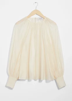 & Other Stories Transparente Bluse
