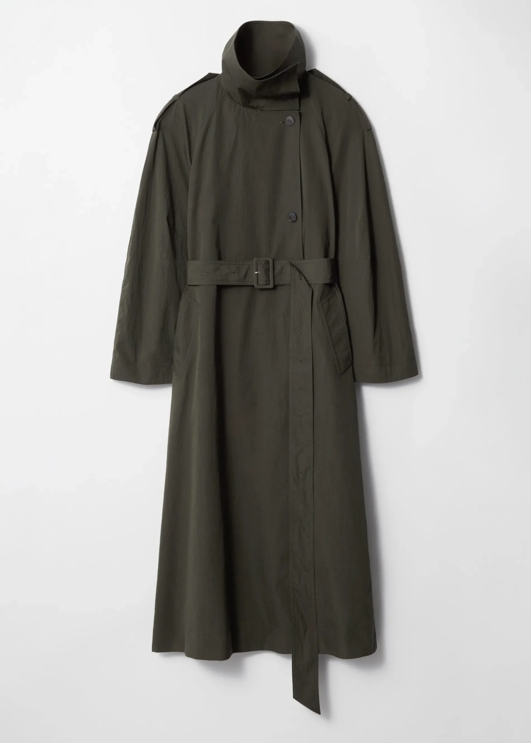& Other Stories Trenchcoat mit hohem Kragen