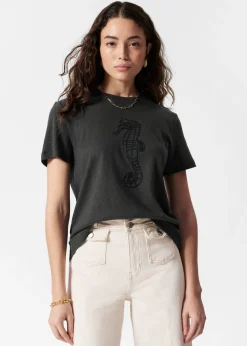 & Other Stories T-Shirt aus Leinenmischung