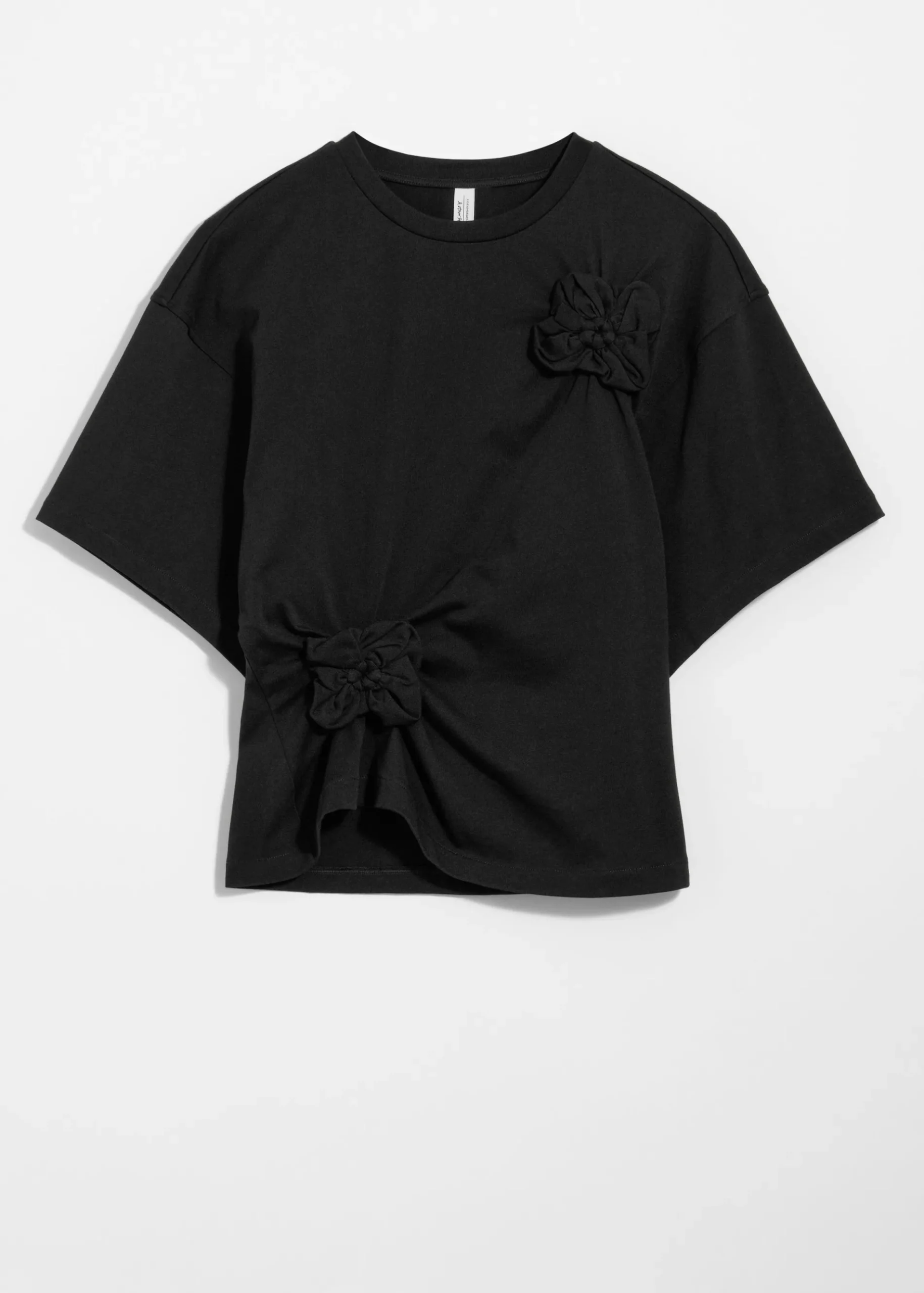 & Other Stories T-Shirt mit Blumenapplikation