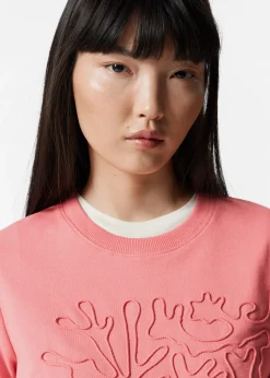 & Other Stories T-Shirt mit Blumenapplikation