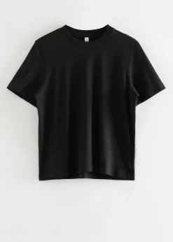 & Other Stories T-Shirt mit Rundhalsausschnitt
