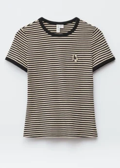 & Other Stories T-Shirt mit Stickerei