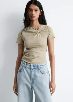 & Other Stories TwistDetail Tshirt