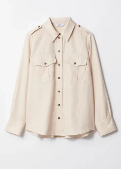 & Other Stories Utility-Hemd aus Satin