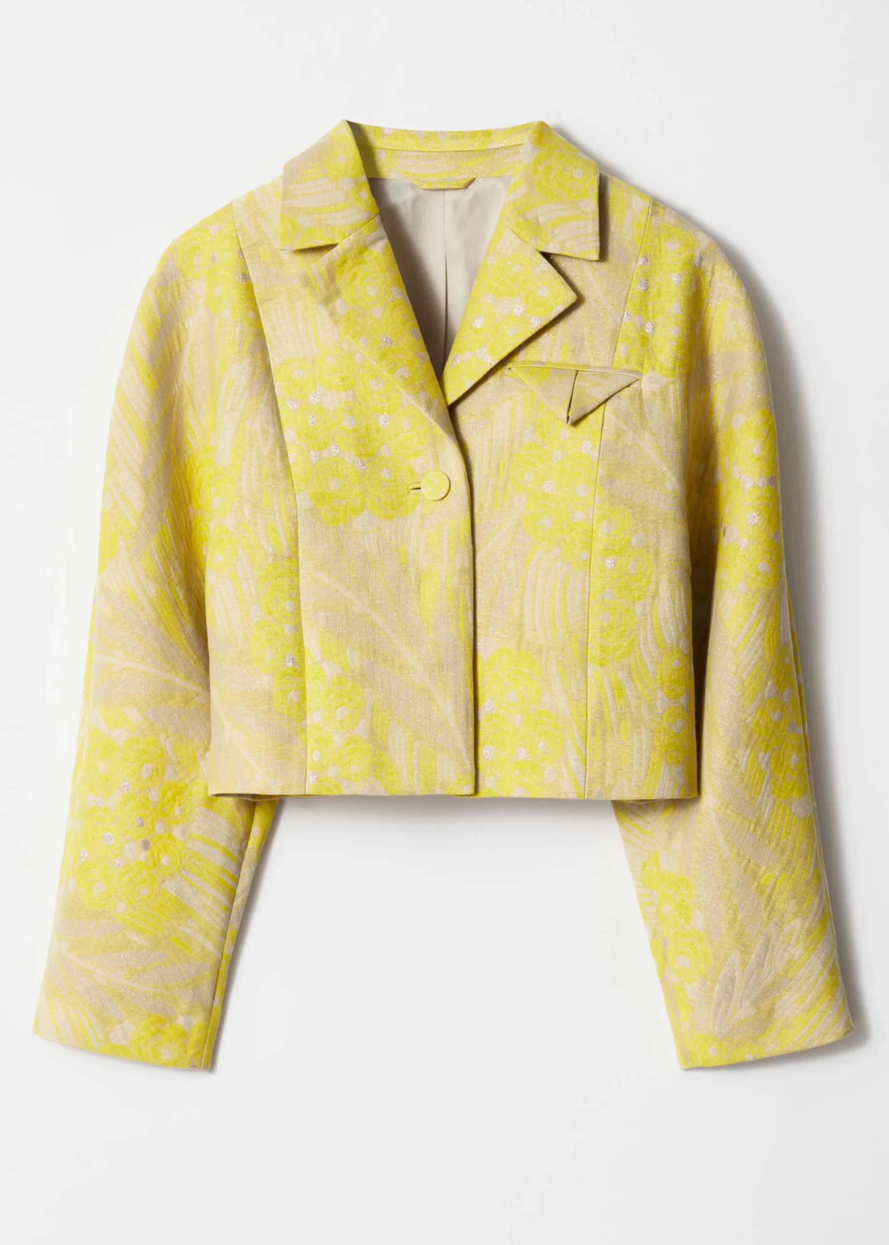 & Other Stories Verkürzte Jacquard-Jacke